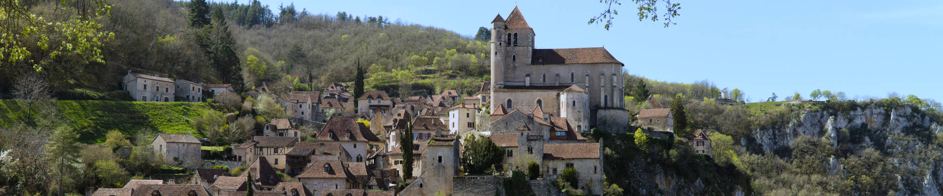 Bandeau village perché de Saint-Cirq Lapopie
