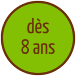 Picto activité adaptée aux enfants à partir de 8 ans